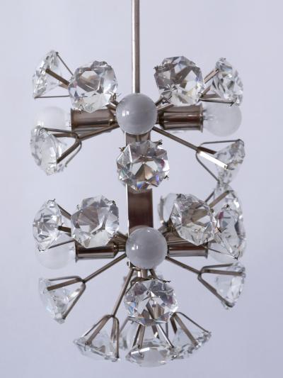  Bakalowits Sohne Exceptional Diamond Shaped Large Crystal Glass Chandelier by Bakalowits Sons