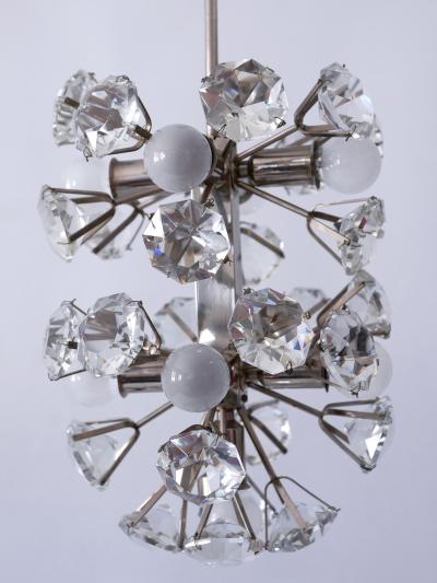  Bakalowits Sohne Exceptional Diamond Shaped Large Crystal Glass Chandelier by Bakalowits Sons