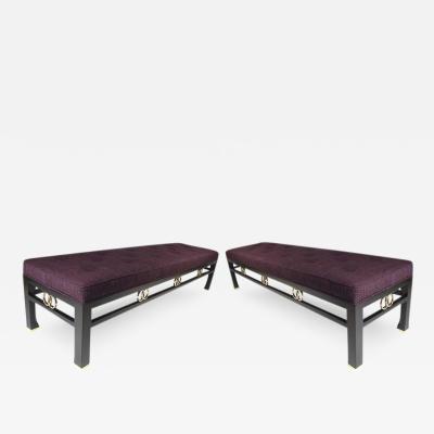  Baker Furniture Co Michael Taylor for Baker Far East Collection Benches