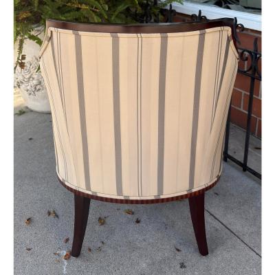  Baker Furniture Company Art Deco Style Barbara Barry for Baker Furniture Co Petite Club Chair