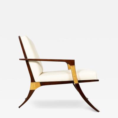  Baker Furniture Company Athens Lounge Chair Thomas Pheasant for Baker