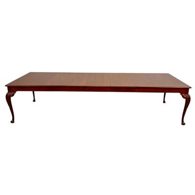  Baker Furniture Company Baker Furniture Co Stately Homes Chippendale Dining Room Table With 3 Leaves