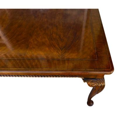  Baker Furniture Company Baker Furniture Co Stately Homes Chippendale Dining Room Table With 3 Leaves