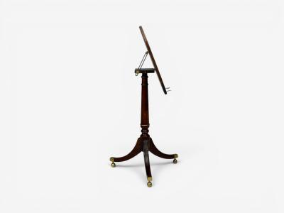  Baker Furniture Company Baker Furniture Tilt Top End Table Mahogany Rosewood Brass USA 1970s