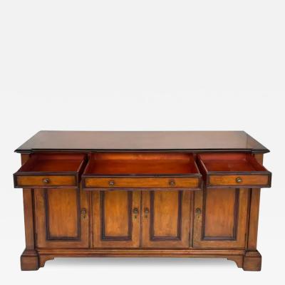  Baker Furniture Company Baker Furniture Tuscan Style Walnut Sideboard Buffet Cabinet