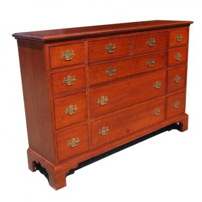  Baker Furniture Company Chippendale Style Mahogany Secretary Desk by Baker