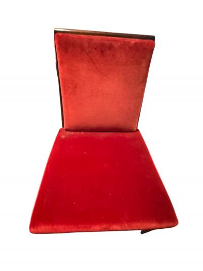  Baker Furniture Company MID CENTURY SUITE OF FOUR CANEBACK DINING CHAIRS BY BAKER