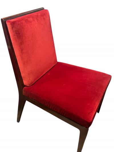  Baker Furniture Company MID CENTURY SUITE OF FOUR CANEBACK DINING CHAIRS BY BAKER