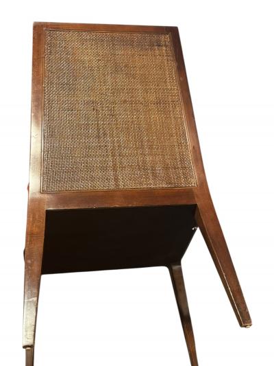  Baker Furniture Company MID CENTURY SUITE OF FOUR CANEBACK DINING CHAIRS BY BAKER