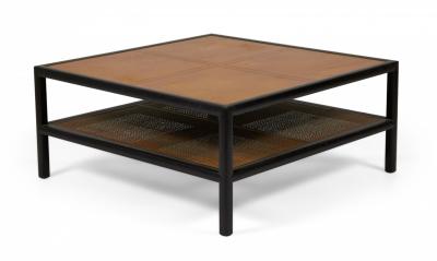  Baker Furniture Company Michael Taylor for Baker Furniture New World Square Cocktail Coffee Table