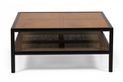  Baker Furniture Company Michael Taylor for Baker Furniture New World Square Cocktail Coffee Table