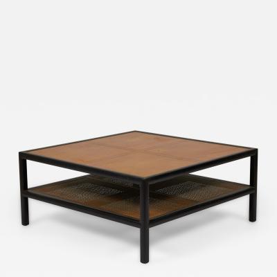  Baker Furniture Company Michael Taylor for Baker Furniture New World Square Cocktail Coffee Table