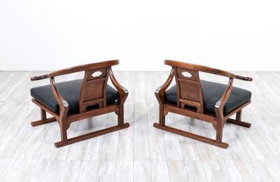  Baker Furniture Company Mid Century Modern Far East Collection Arm Chairs by Baker