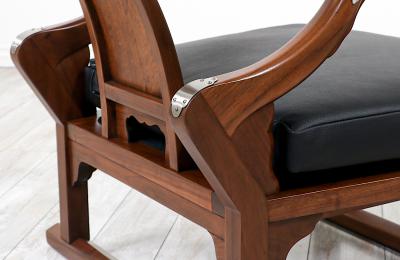  Baker Furniture Company Mid Century Modern Far East Collection Arm Chairs by Baker