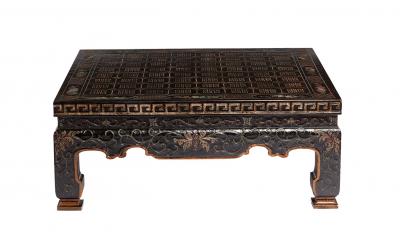  Baker Furniture Company Pair of Coromandel Coffee Tables by Baker