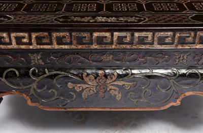  Baker Furniture Company Pair of Coromandel Coffee Tables by Baker