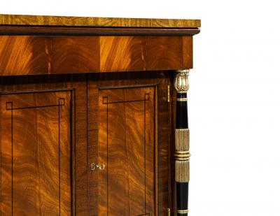  Baker Furniture Company Pair of Empire Style Chest Cabinets in the manner of Baker Furniture