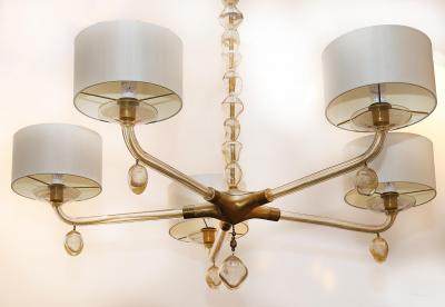  Baker Furniture Company Perla Murano Glass Pagani Collection Chandelier Baker Furniture Gold Infused