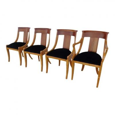 Baker Furniture Company Set of 2 Baker Regency Dining Chairs