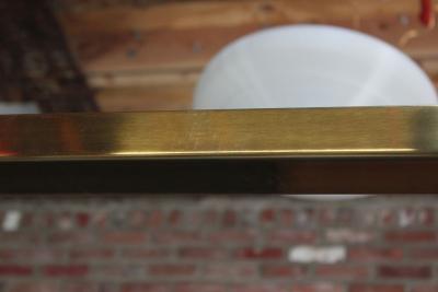  Baker Furniture Company Vintage Brass and Mahogany Queen Canopy Bed Frame by Baker