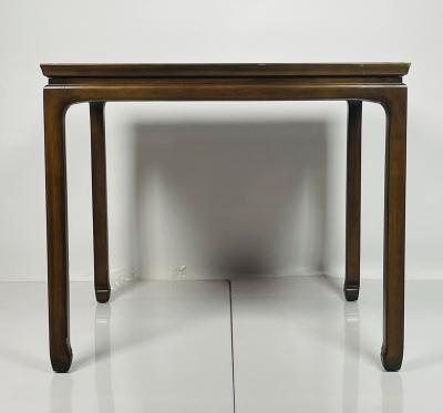  Baker Furniture Company Vintage Game Table With Leather Top by Baker Furniture Collectors Edition 