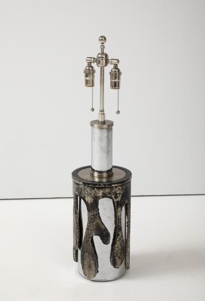  Banci Firenze 1970S Italian Brutalist Steel Lamp by BANCI FIRENZE