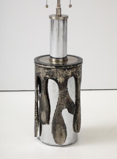  Banci Firenze 1970S Italian Brutalist Steel Lamp by BANCI FIRENZE