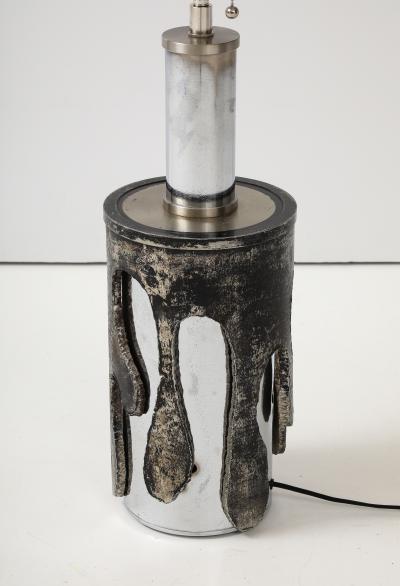  Banci Firenze 1970S Italian Brutalist Steel Lamp by BANCI FIRENZE