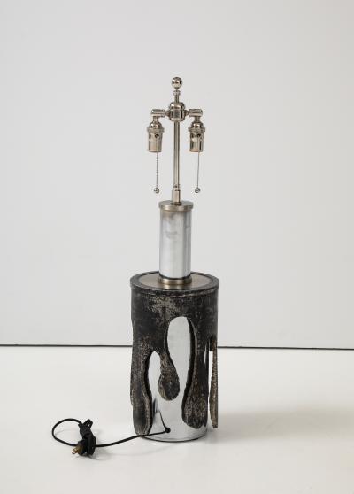 Banci Firenze 1970S Italian Brutalist Steel Lamp by BANCI FIRENZE