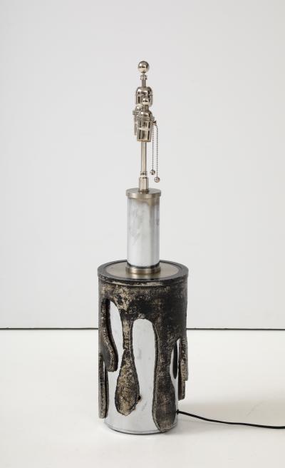  Banci Firenze 1970S Italian Brutalist Steel Lamp by BANCI FIRENZE