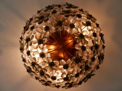  Banci Firenze Amazing Mid Century Ceiling Floral Lamp or Flush Mount by Banci Firenze 1970s