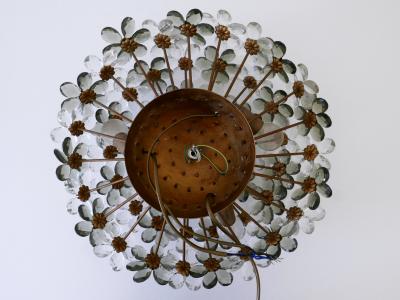  Banci Firenze Amazing Mid Century Ceiling Floral Lamp or Flush Mount by Banci Firenze 1970s