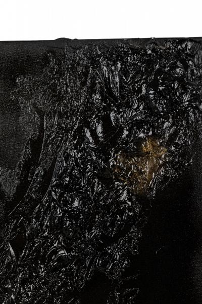  Barbara Kiskovski Barbara Kiskovski Diptych of Contemporary American Abstract Mixed Media Black an
