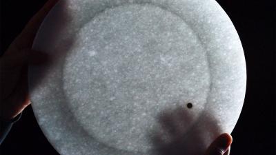  Barberini Gunnell Absolute White Marble Charger Plate Christmas Decor Table Tableware Made Italy