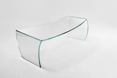  Barberini Gunnell Coffee table or center table in clear glass made in Italy