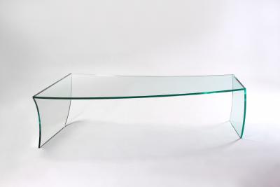  Barberini Gunnell Coffee table or center table in clear glass made in Italy
