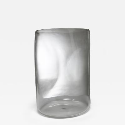  Barbini Large Crystal Vase by Barbini