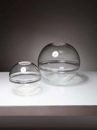  Barbini Set of Two Incalmo Vases by Barbini
