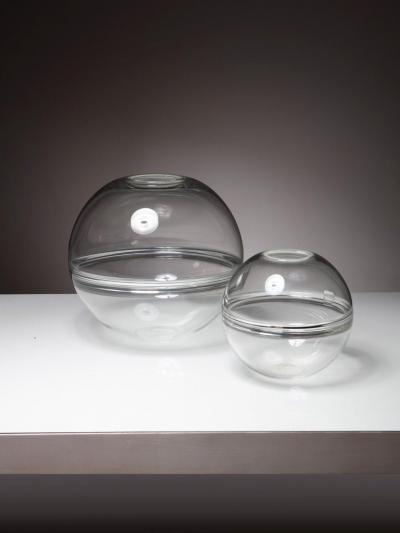  Barbini Set of Two Incalmo Vases by Barbini
