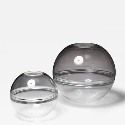 Barbini Set of Two Incalmo Vases by Barbini