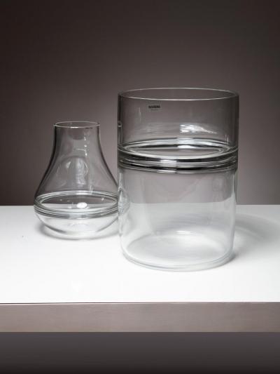  Barbini Set of Two Incalmo Vases by Barbini