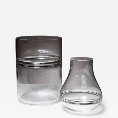  Barbini Set of Two Incalmo Vases by Barbini
