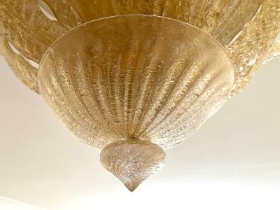  Barovier Toso 21st Century Murano Flush Mount Ceiling Light by BAROVIER TOSO Italy 2002