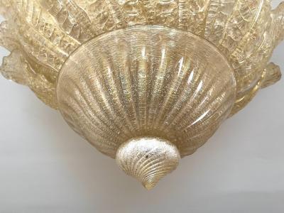  Barovier Toso 21st Century Murano Flush Mount Ceiling Light by BAROVIER TOSO Italy 2002