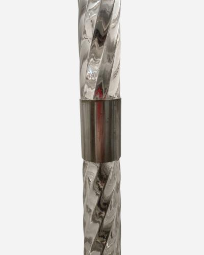Barovier Toso Art Deco twisted glass chandelier Barovier Toso Murano Italy circa 1940