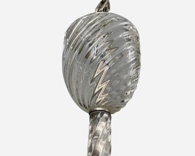 Barovier Toso Art Deco twisted glass chandelier Barovier Toso Murano Italy circa 1940