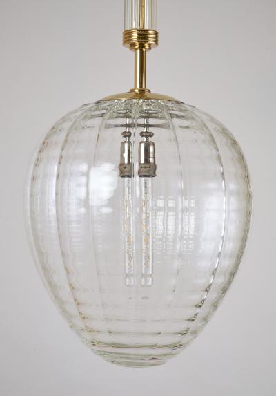  Barovier Toso Barovier Toso Blown Glass Lantern Italy ca 1950