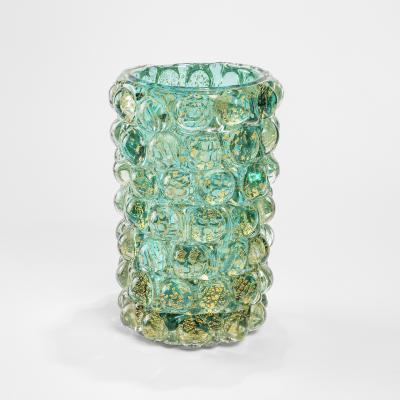  Barovier Toso Barovier Toso Cylindrical Glass Vase from Lenti Series 40s