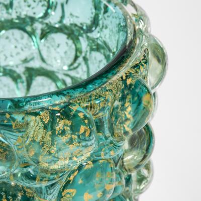  Barovier Toso Barovier Toso Cylindrical Glass Vase from Lenti Series 40s