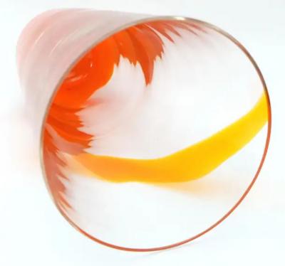  Barovier Toso Barovier Toso Orange Murano Glass Vase